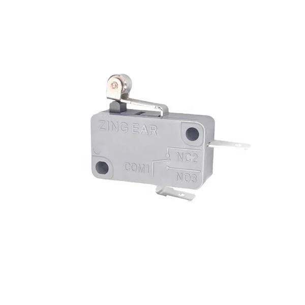 microswitch 16A 250VAC zing ear t125 roller lever home appliance and toy car micro switch