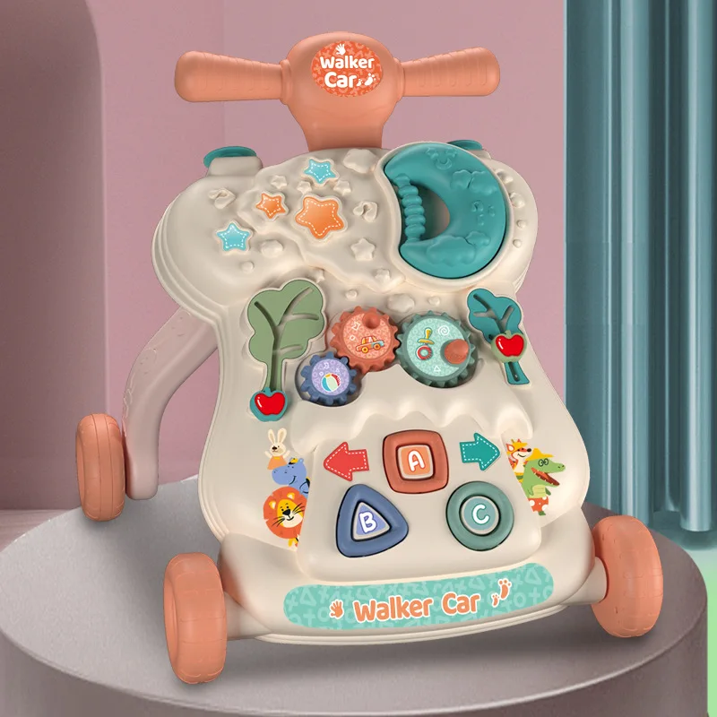 New model Multifunction Wholesale New Educational Kids Push Along Baby Learn baby roller Walker