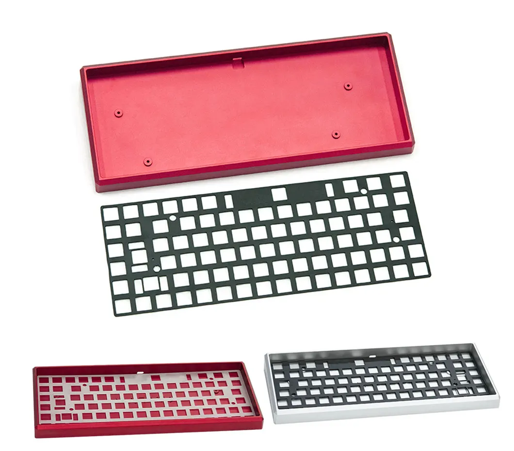 Supply 87-key mechanical keyboard shell Customized mechanical keyboard shell CNC aluminum alloy shell