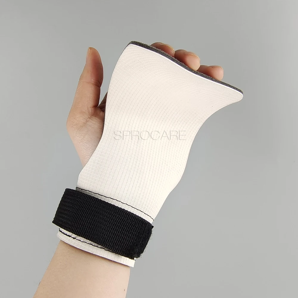 Natrual Rubber Anti-Slip Gymnastic Hand Fingerless Grips,Palm Guards,Calleras