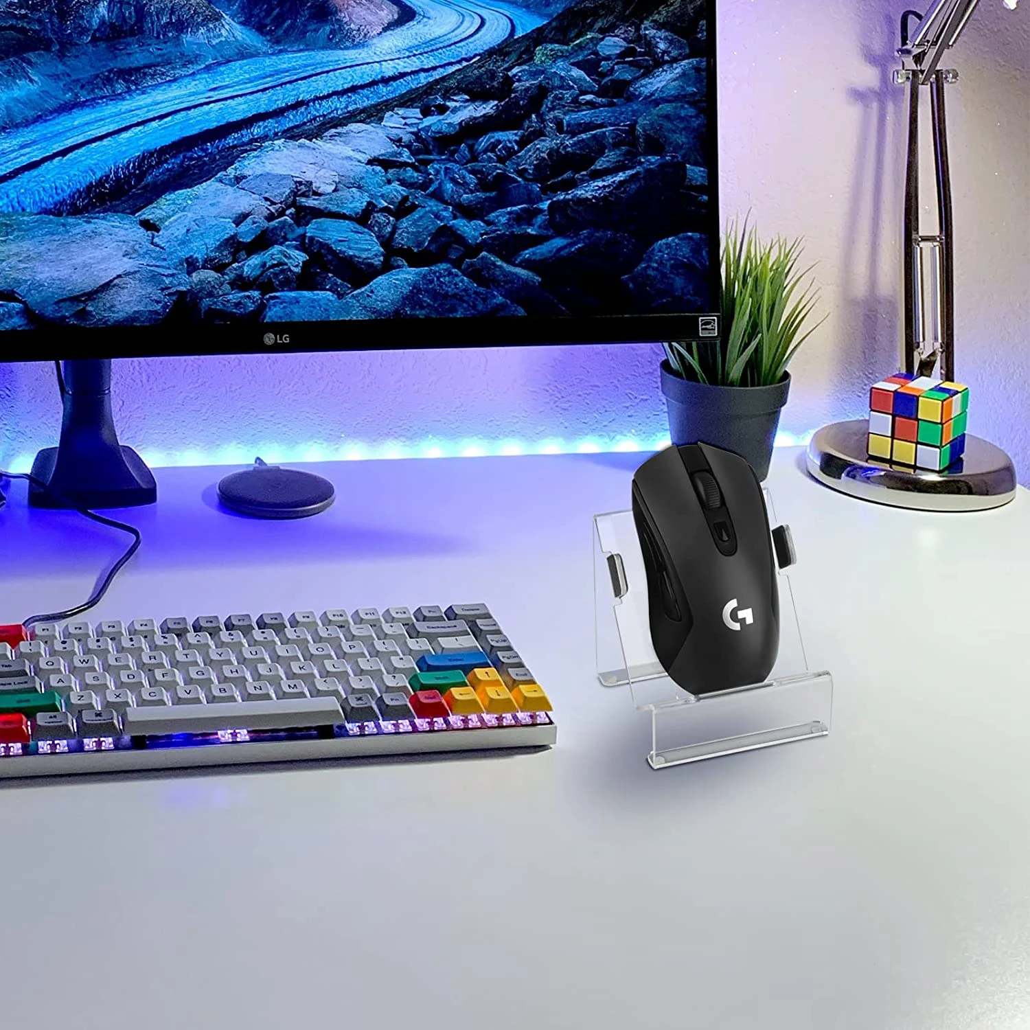 factory manufacture mouse display stand custom   Holder Acrylic Mouse stand for computer acrylic product