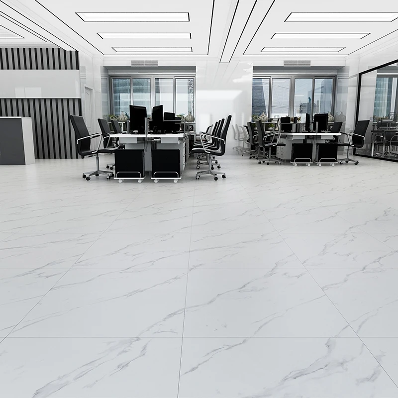 3D marble design seam vinyl self adhesive waterproof floor sticker/floor tile