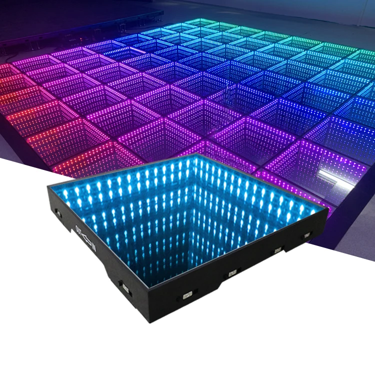 Магнитный беспроводной портативный таймерный туннель dj 3d зеркальный rgb СВЕТОДИОДНЫЙ танцпол для