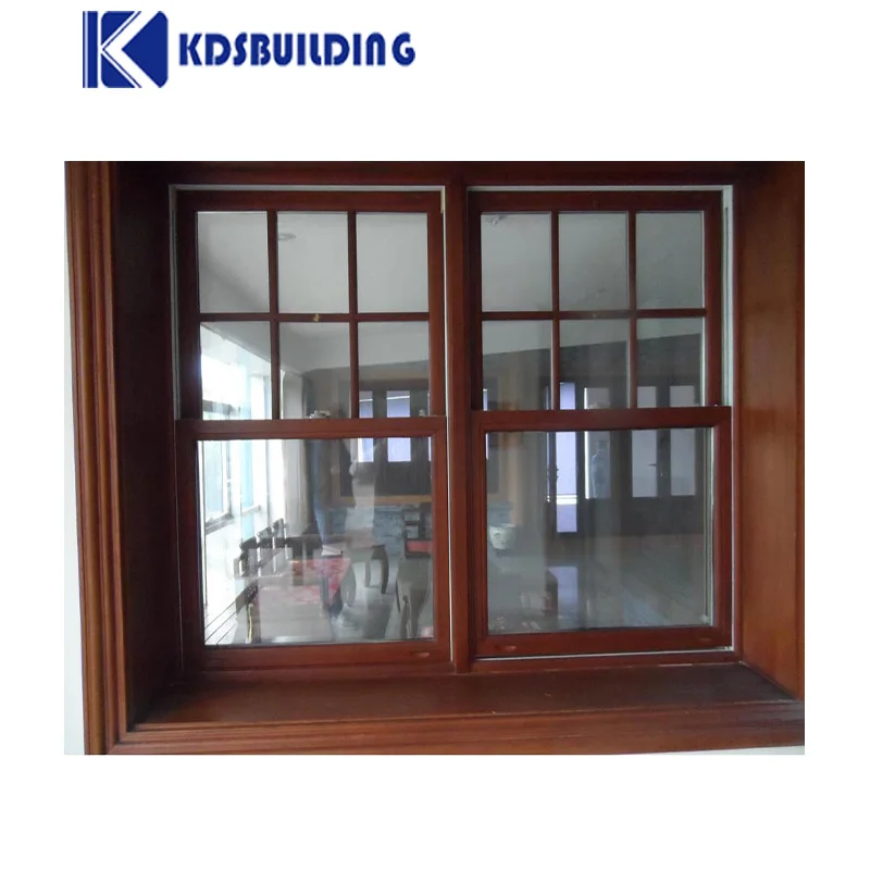 Kdsbuilding Sash Windows Double Wood Single Hung Windows With Double Glazed American style