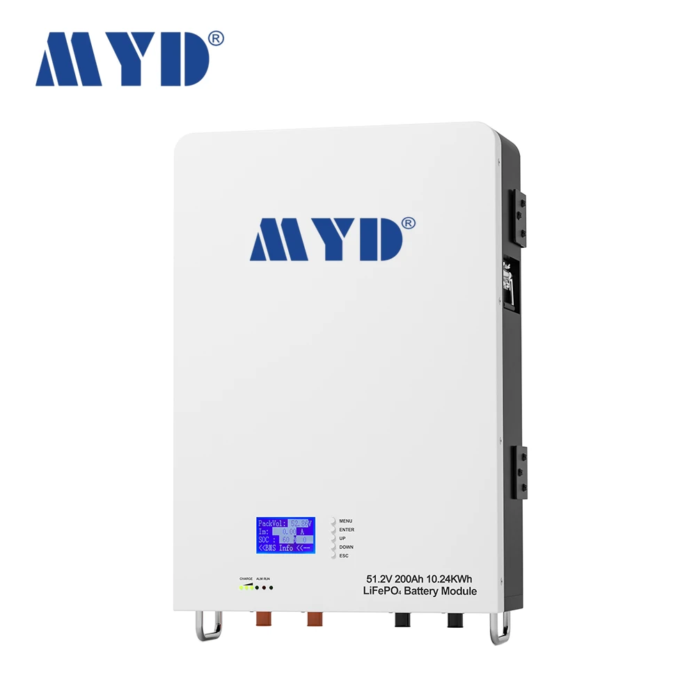 Best Quality Manufacturer 5kw 100Ah 10kw 48V 200Ah  power wall For Complete Solar Home System