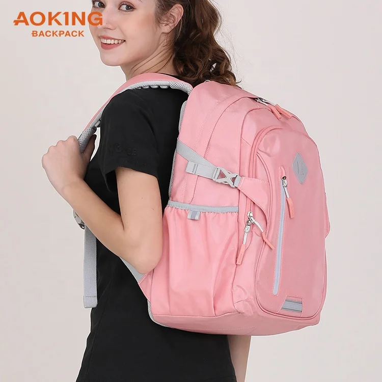 New style teenagers waterproof computer laptop backpack casual sport school bag for girls
