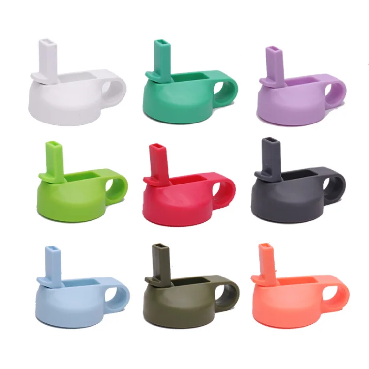 BPA Free Thermos Wide Mouth Sport Replacement Straw Cap Lids for Hydro Stainless Steel Water Bottle Vacuum Flask