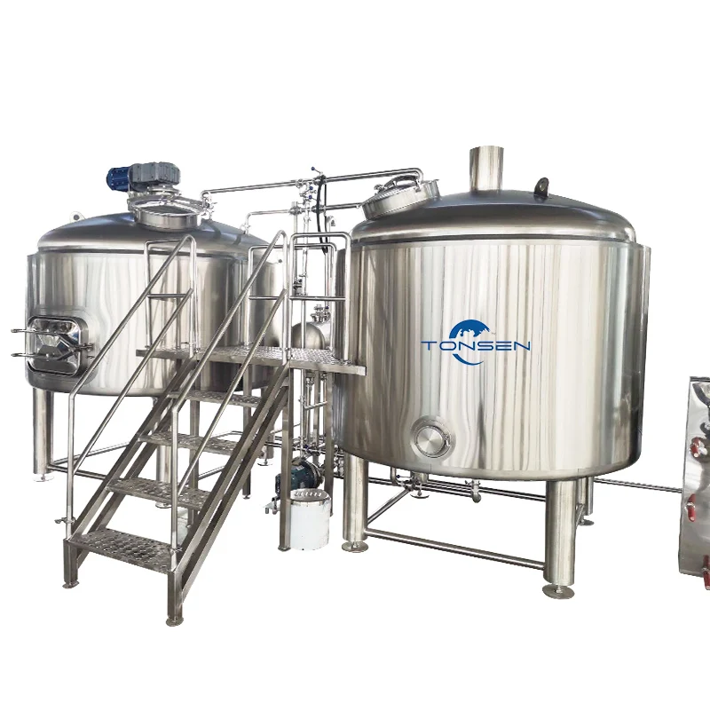 China Supplier 500L 1000L 200gallons 300 Gallons SUS304 Beer Brewery Making Equipment for Brewpub Beer Brewing Bar Restaurant