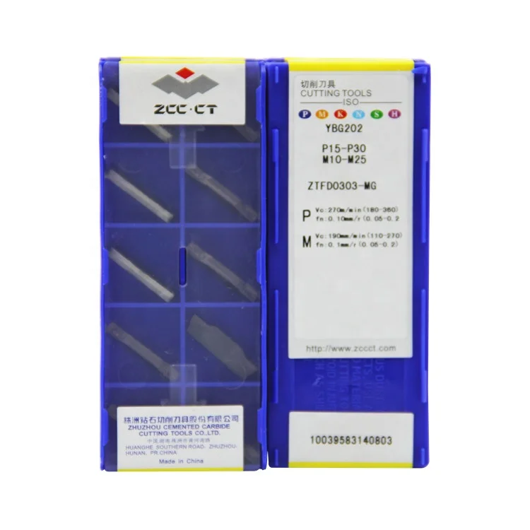 Ztfd0303mg ybg302 токарный станок с ЧПУ zhuzhou твердосплавные вставки ZTFD0303-MG YBG202 zcc ct оригинал
