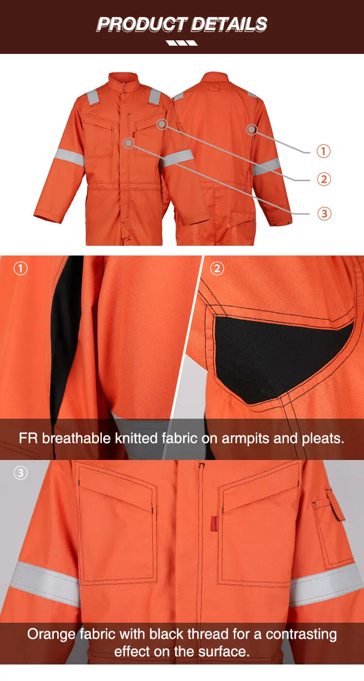 Flame Resistant Workwear Nomex Suit Uniform Oil and Gas