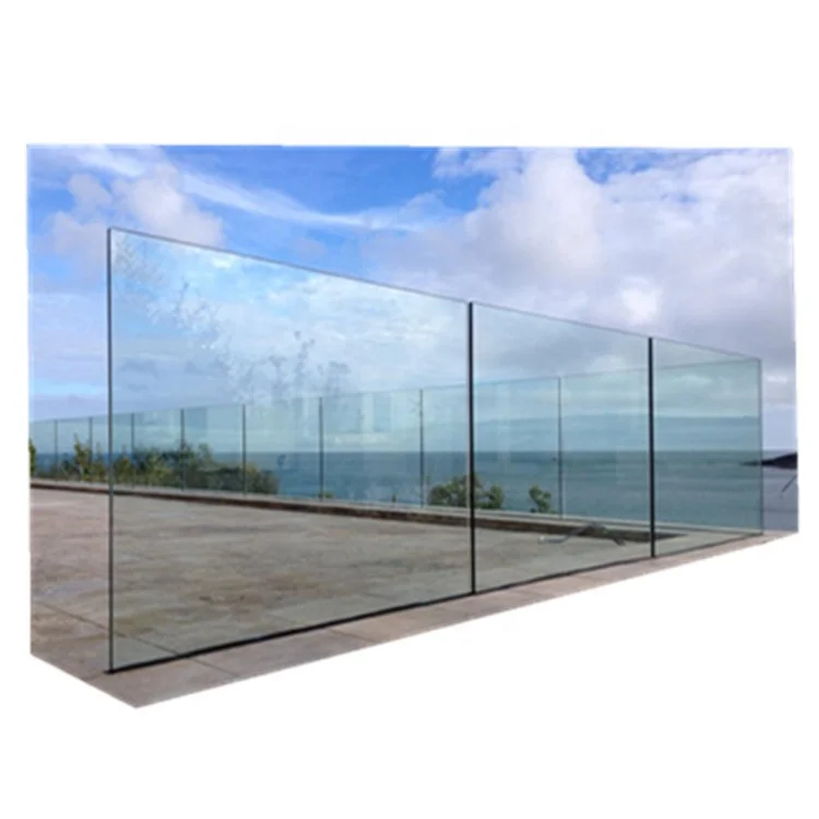 Clear And Colored PVB Polish Tempered Toughened Laminated Balcony Glass Panel Price
