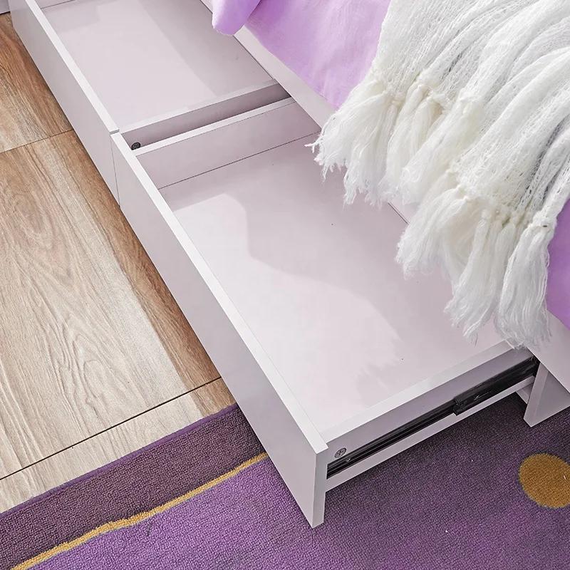 Современная мебель, дизайнерская кровать, мебель для детской комнаты, розовая мебель для девочек, односпальная кровать