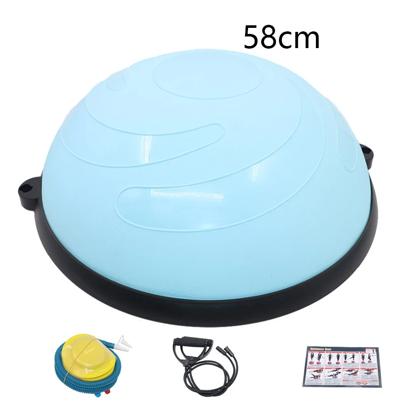Home yoga wave speed ball Non-slip anti-burst Balance Ball Indoor Exercise Half Yoga Ball