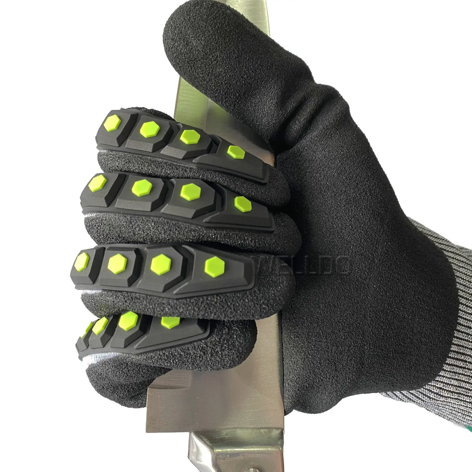 High Quality Heavy Duty Oil and Gas Anti Cut 5 Impact Resistant Working Safety Gloves