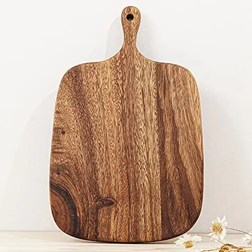Oem Logo Hot Selling Ecofriendly New Product Nordic Restaurant Vintage Unique Walunt  Handles Wood Cutting Boards