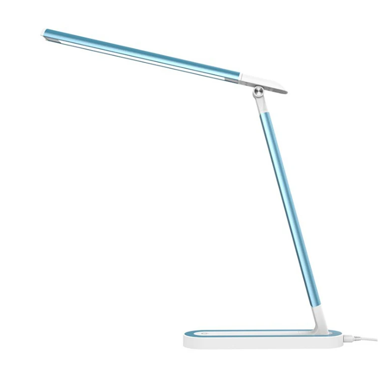 7W 400lm Metal Color Eye Caring 3-step Dimmable LED Folding Table Desk Light Health Dimming Study Lamp For Student