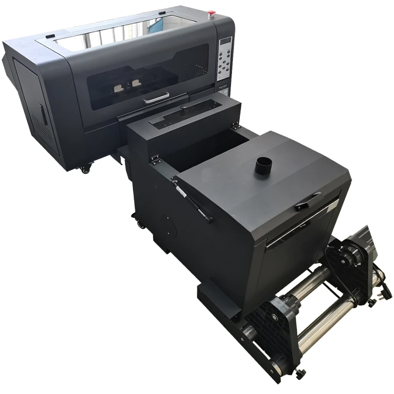 30CM 60CM Portable Inkjet White System Roll Varnish XP600 Print Head  DTF Printer with Shaker