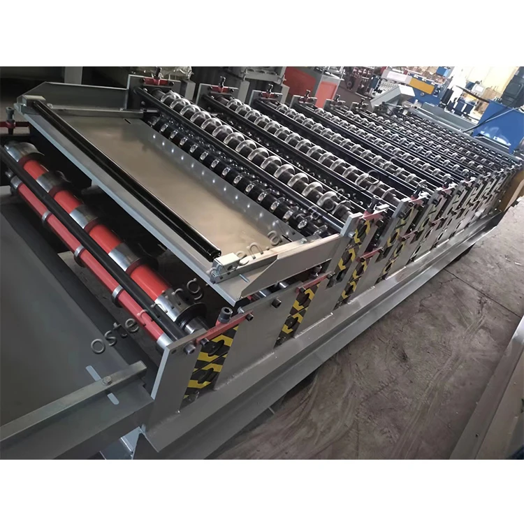 Double Layer Corrugated Profile Steel Roofing Sheet Roll Forming Machine