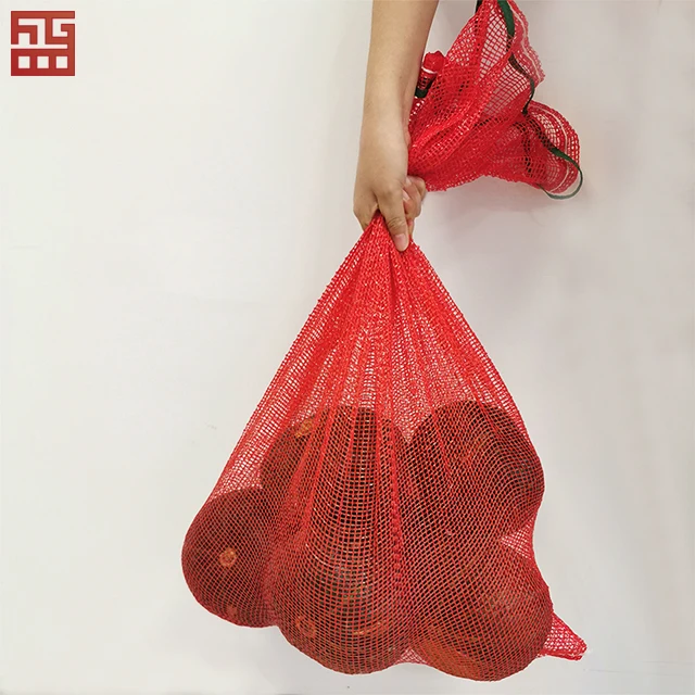 
PP PE Mesh Bag 25kg 50kg Vegetables Onion Potatoes Mesh Packing Bags 