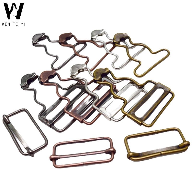 Hooks & Rails Clothes Brace Clips Overalls Gourd Denim Pants Jeans Suspenders Buckle Bib Sewing Accessories Fastener Buckle