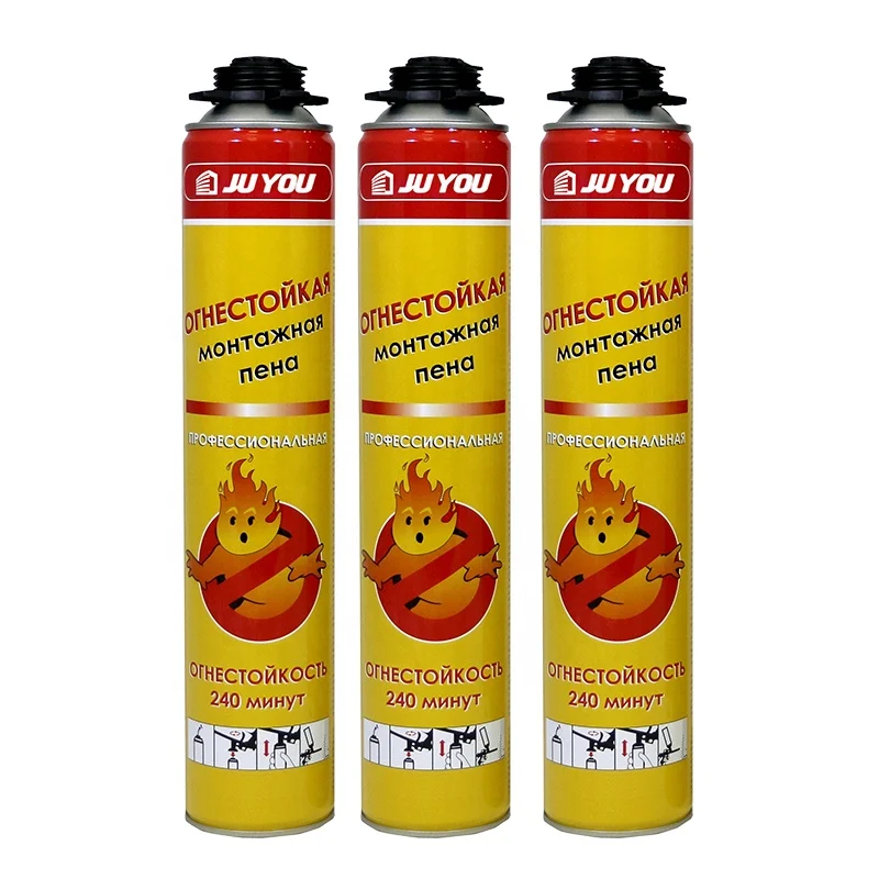 Window Frame Fireproof Waterproof Mounting Expanding Pu Foam