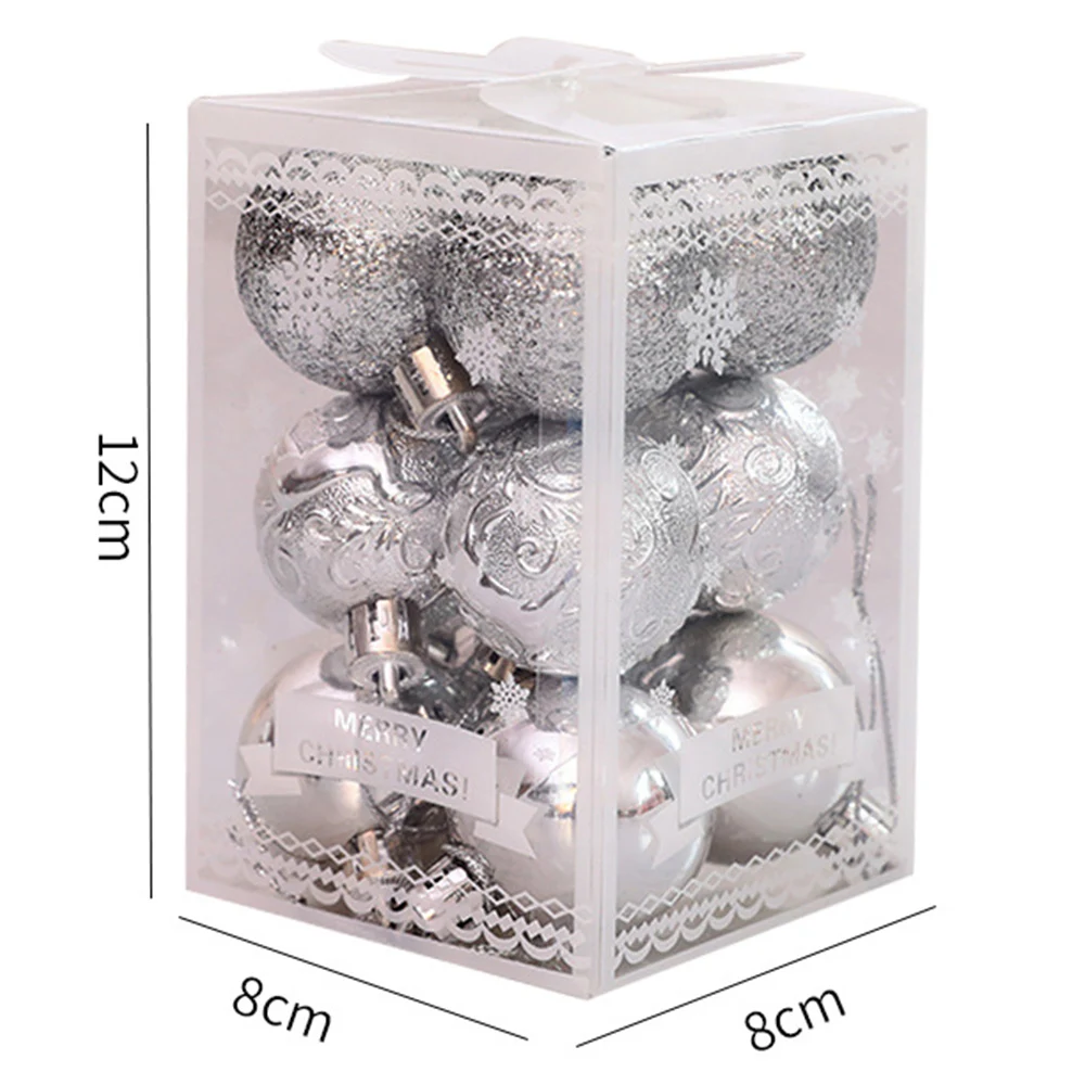 Funfishing Indoor Outdoor Plastic Christmas Tree Decoration Ornaments  Decorations Christmas Ball