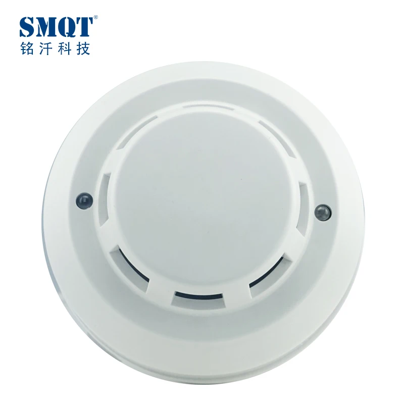 4 wire photoelectric smoke detector for fire alarm system