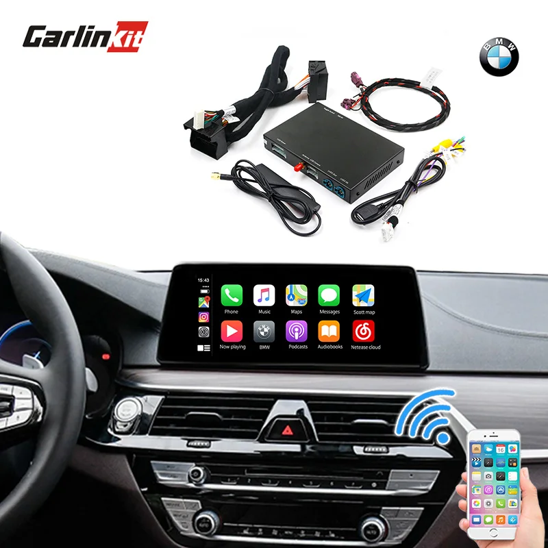  Беспроводной интерфейс модуля Apple Carplay для BMW MINI Cooper 2009-2020 CIC NBT EVO Android