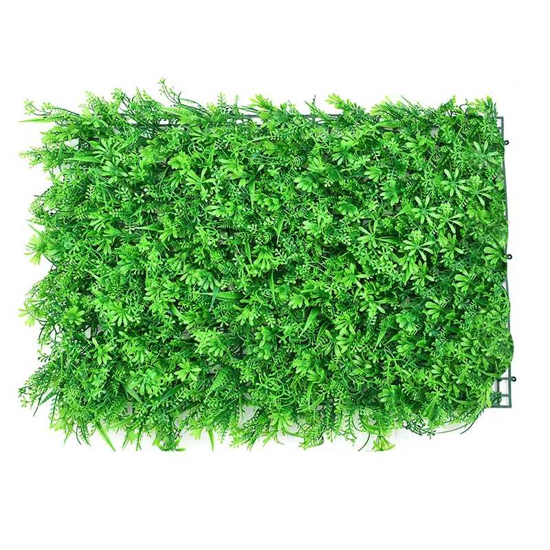 Artificial Green Grass Boxwood Hedge Faux Artificial Plant Grass Wall
