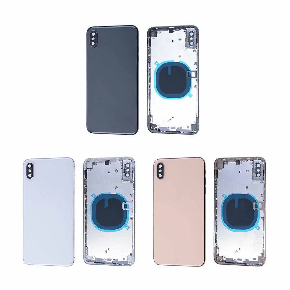 Лидер продаж, запасная задняя крышка батарейного отсека для iphone xs max, металлический корпус