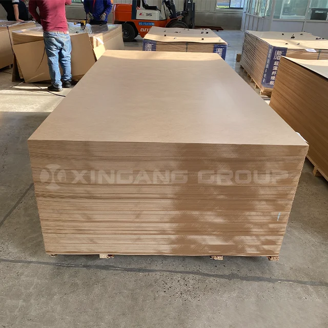 Ultra thin density board 4x8 0.8mm 2mm 3mm Plain Raw MDF Board for Furniture