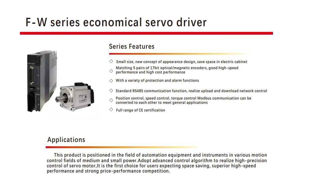big sale ac servo motor controller servo drive cheaper price better quality from manufacturer with CE and ISO