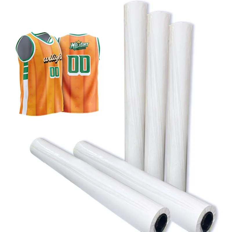 45gsm 44inch sublimation paper roll transfer paper sublimation with 3 inch core