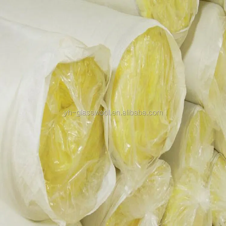 Fire proof insulation Fireproof aerogel glasswool blanket / roll hot sale