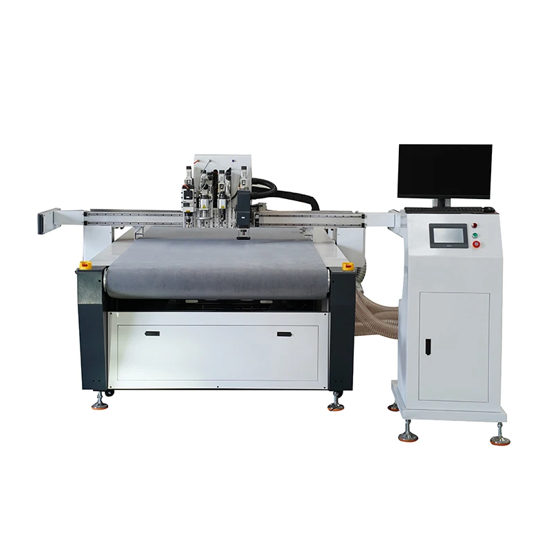 PVC carport pellets figurine cladding shutter profile storage box wall paper die digital cutting machine with the Kiss cut tool