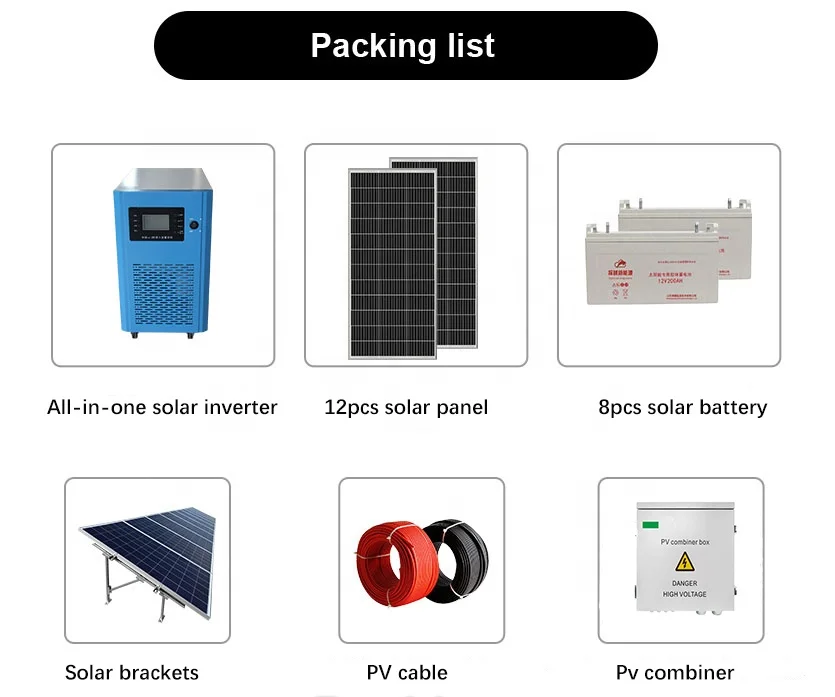 Wholesale Price Full Solar Power System 3Kw 4Kw 5Kw 8Kw 10Kw Complete Set Hybrid Solar Energy System Kit For Home Off Grid