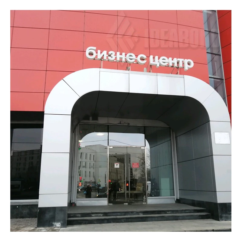 Фасады коммерческих магазинов PVDF краска Алюминиевая Композитная стена строительные материалы Alucobond фасадная панель