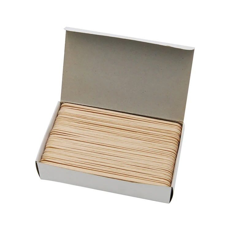 Manufacture Low Price Supplies Promotional Items Wooden Type Sterile Tongue Depressor