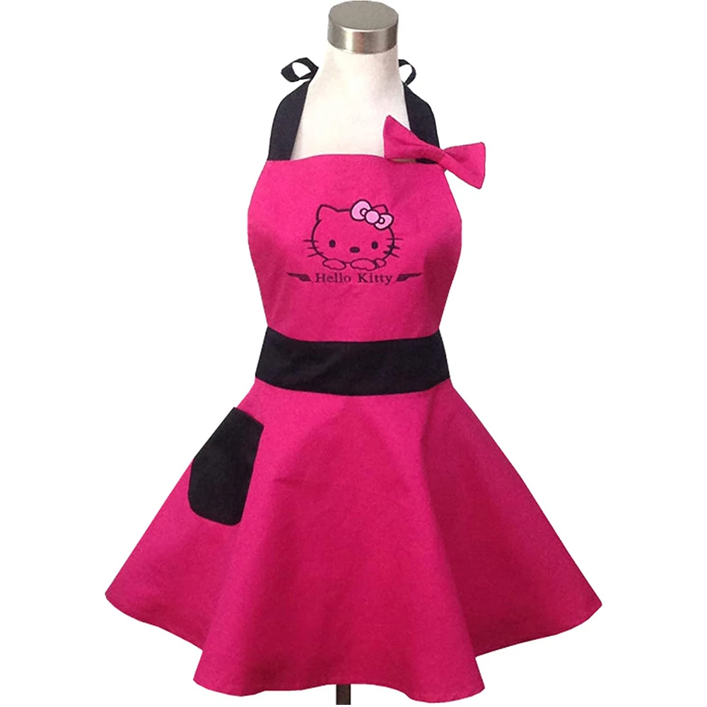 Красивое женское платье-фартук в стиле ретро, Женский хлопковый салонный фартук для девушек, винтажный фартук