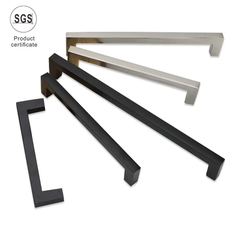 Jision Wholesales Multi-Size Matt SS Kitchen Cabinet Furniture Handle And Knobs Pull Bathroom