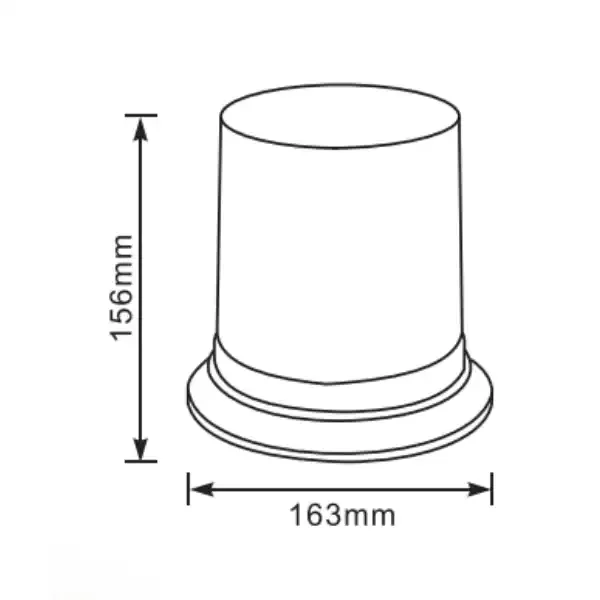 R65 Flashing Warning Signal Strobe Beacon Light Luz Baliza emergency Ambulance Trucks Forklift Mining lights