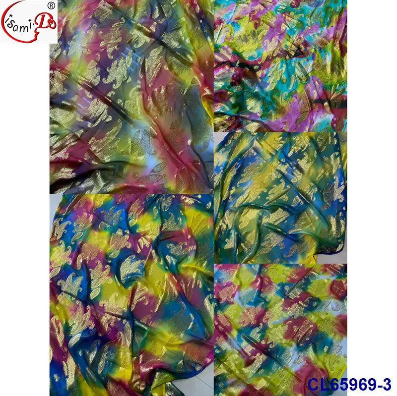 metallic sudanese fashion soft golden dirac and gabasar somali dirac fransawei silk fabric