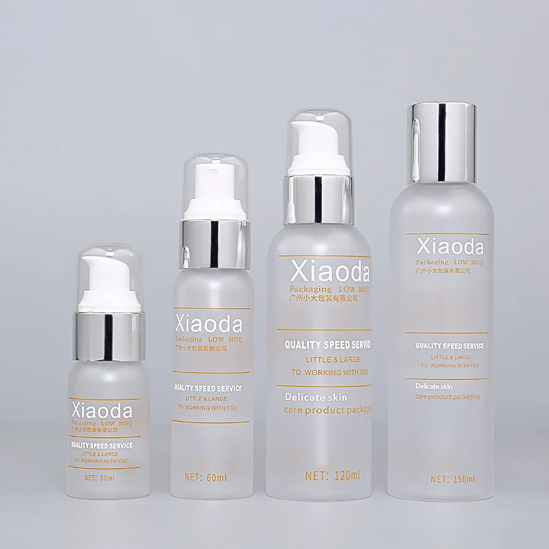 Free sample pet raw material round plastic sprayer lotion pet cosmetic containers bottle