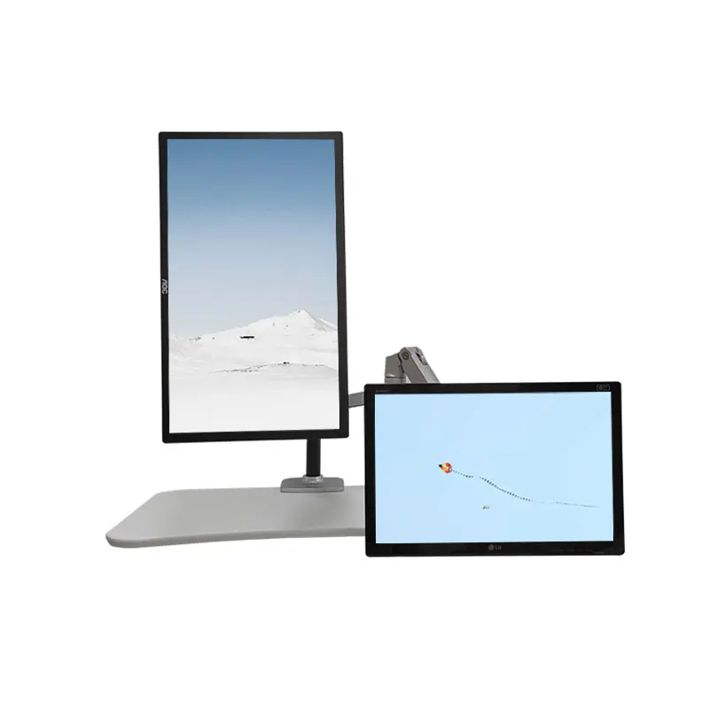 Junnan double display screen bracket office home stocks mounting bracket monitor lcd monitor bracket arm monitor