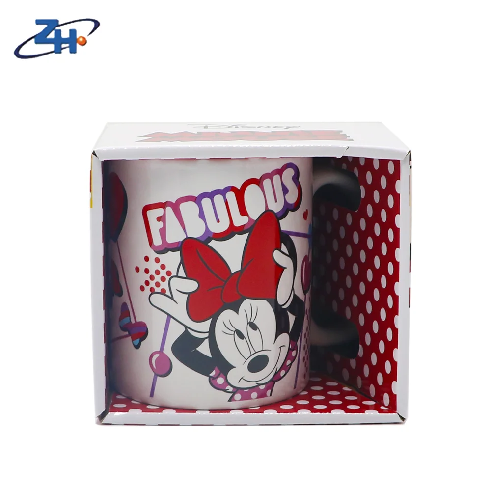 Custom 11oz Ceramic Cup Wholesale 11oz Brand Cartoon Decal Ceramic Souvenir Mug Mugs Contemporary Sustainable Business Gifts