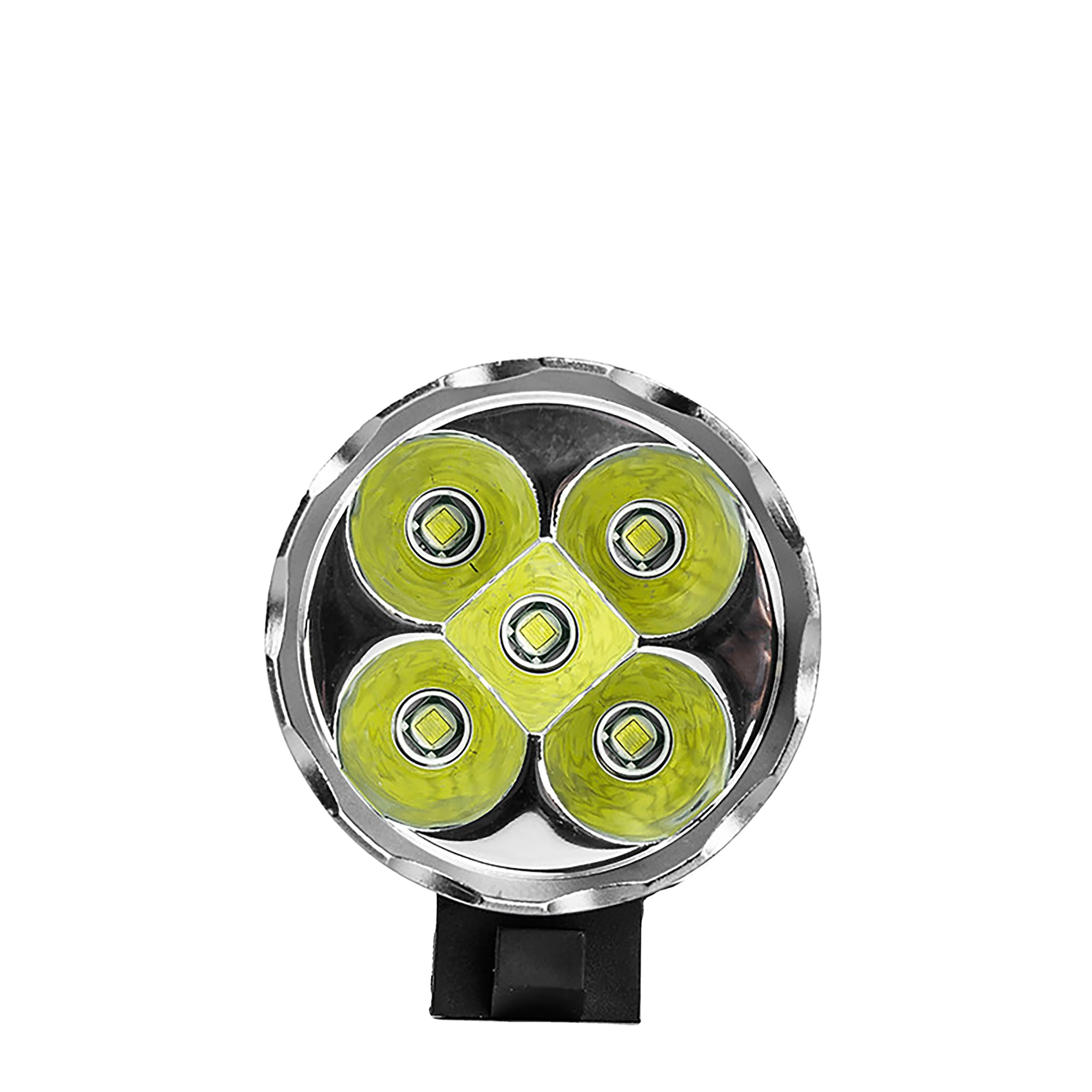 Night Riding IP65 waterproof bike light 6400mAh Bike Headlight 6000 Lumens CREE XML 5*T6 bike accessories lights