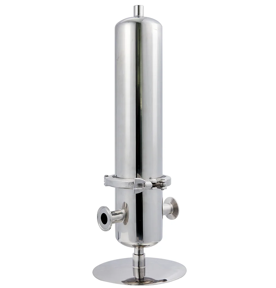 Sterilizing Grade 20 inch SUS304 Stainless Steel Steam Filter Housing for H2 Gas Hydrogen Filtration