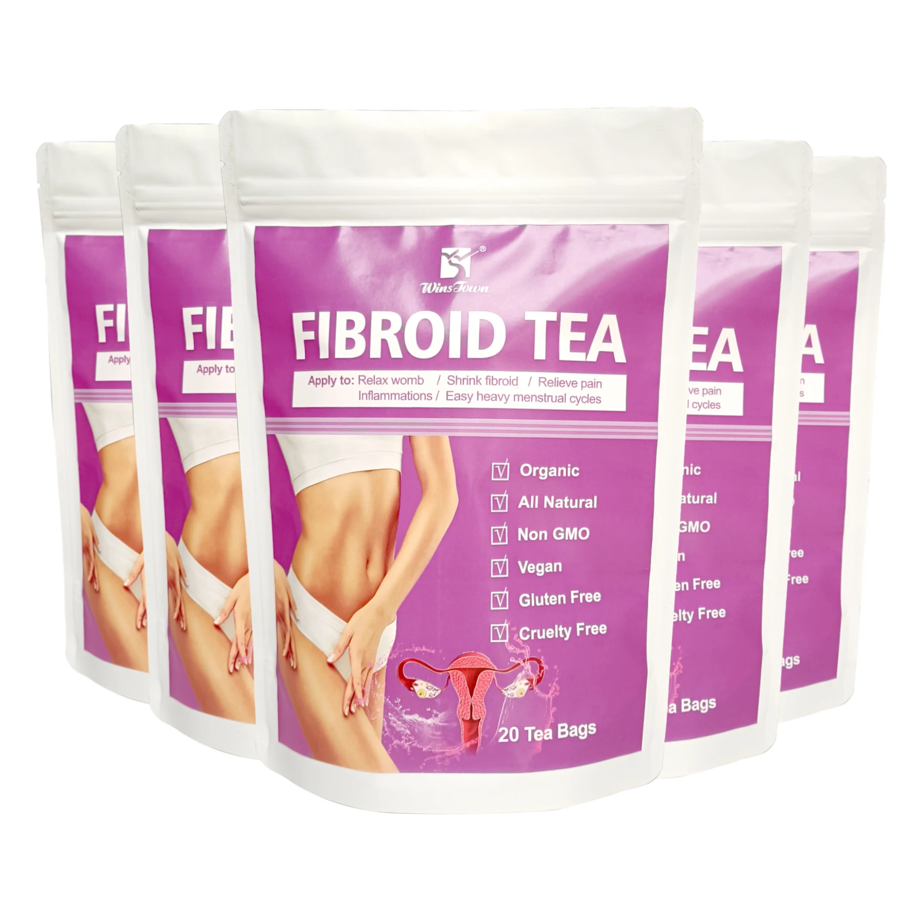 Winstown women health care herbs tea Private label customized logo Green Natural flavor Herbal Tea