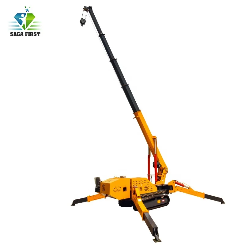 Hydraulic Tower Spider Crane 5ton Mobile Construction Spider Crane Self-propelled Crane