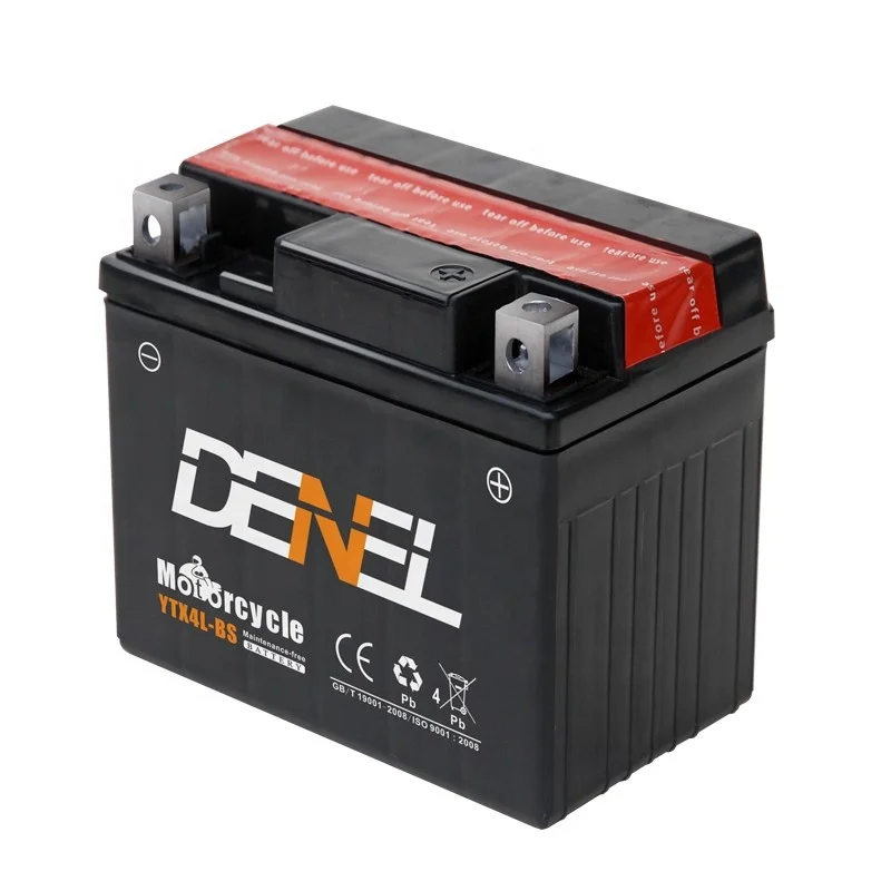 Top Liyang 12v3ah High Quality battery for motorcycle Lifan/Zongshen/Loncin YTX4L 12V Automotive Lead Acid Auto Car Battery